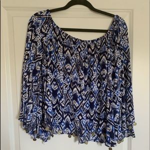 Lilly Pulitzer Off the Shoulder Flowy Top - Size M